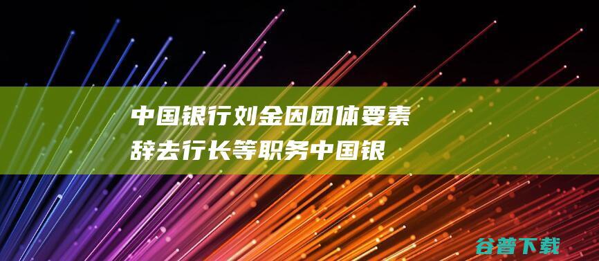 中国银行 刘金因团体要素辞去行长等职务 (中国银行刘金简历)